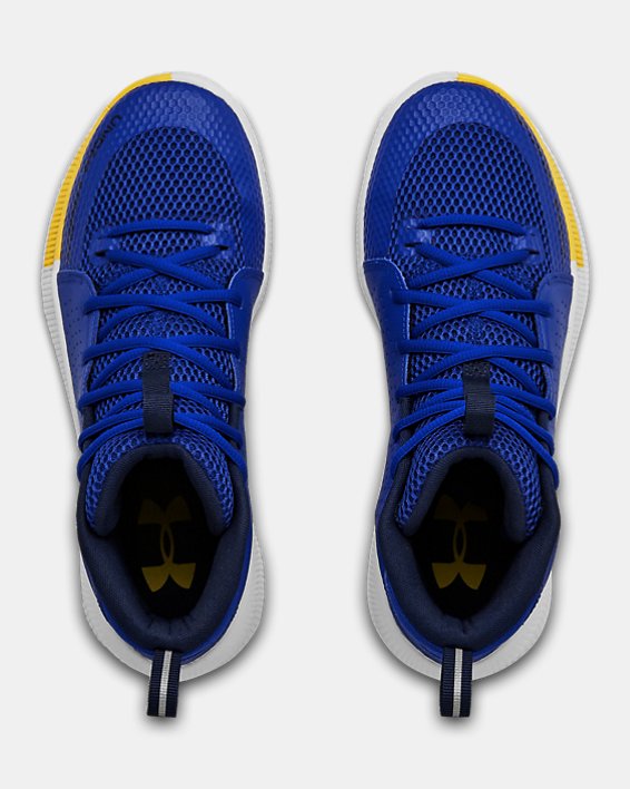Men's UA Jet Basketball Shoes, Blue, pdpMainDesktop image number 2